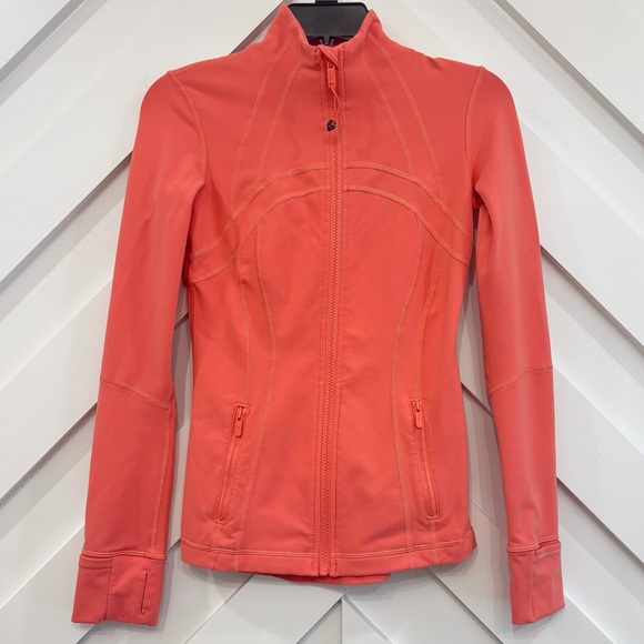 Lululemon Define Jacket *Luon In Raspberry Cream Size 4 - Picture 1 of 8